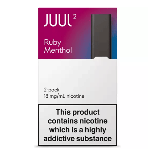 JUUL2 Ruby Menthol Pods 18mg (Pack of 2 Refill Cartridges) - UK Authentic