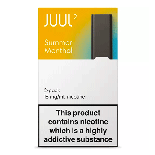 JUUL2 Summer Menthol Pods 18mg (Pack of 2 Refill Cartridges) - UK Authentic