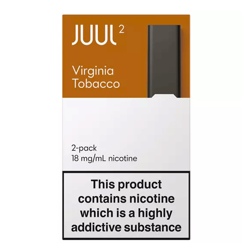 JUUL2 Virginia Tobacco Pods 18mg (Pack of 2 Refill Cartridges) - UK Authentic