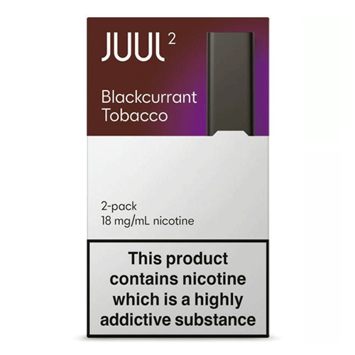 JUUL2 Blackcurrant Tobacco Pods 18mg (Pack of 2 Refill Cartridges) - U JPods JUUL2 Blackcurrant Tobacco Pods 18mg (Pack of 2 Refill Cartridges) - U JPods